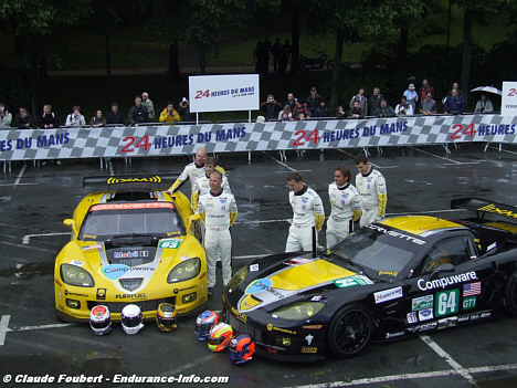 Corvette teamet der køre den sidste tur i GT1 C6.R.
(Foto: Claude Foubert - Endurance-Info.com)
